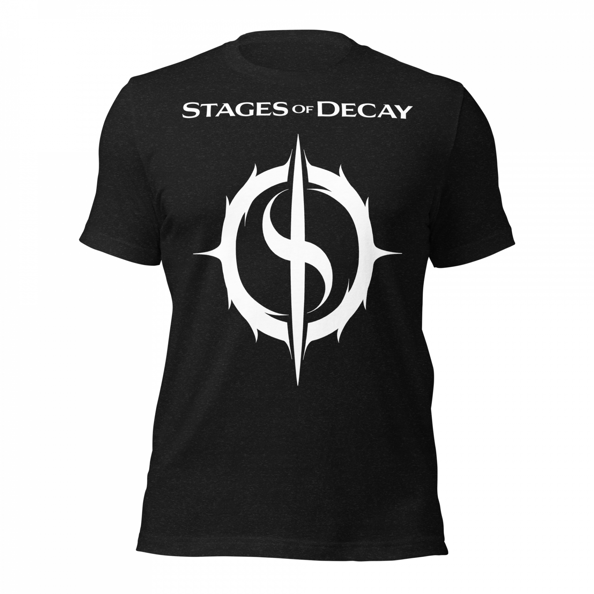 Stages Of Decay White Logo t-shirt