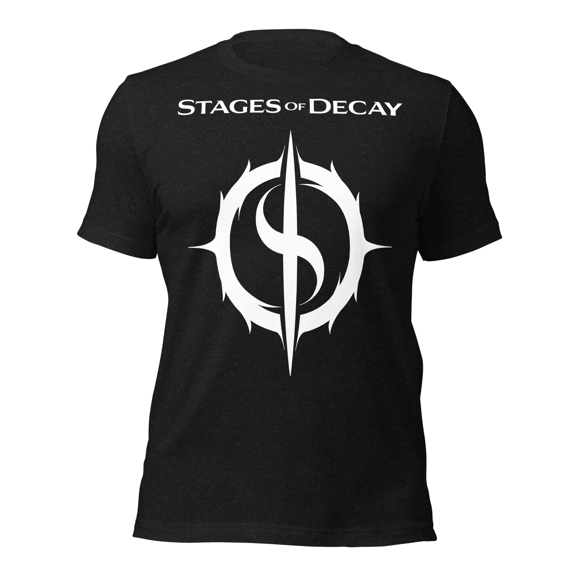 Stages Of Decay White Logo t-shirt